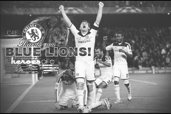 champions & thank blue lions