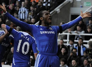 drogba buteur contre newcastle